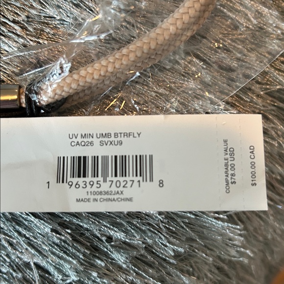 Coach UV mini butterfly umbrella - Picture 6 of 6